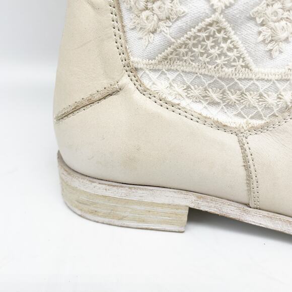 Free People Women's Bren OTK Crochet Western Cowgirl Boots Size US 9.5 EU 39.5 - Picture 14 of 15